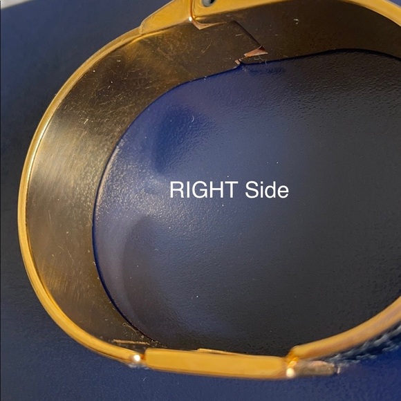 Gucci Black Python Gold Fashion Bangle/Bracelet - Picture 8 of 16